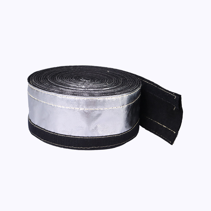 Aluminiumsfolie tæppe ærme med velcro